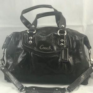 Coach Ashley Satchel Mohogany Chocolate Brown